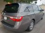 2011 /gray Honda Odyssey EX-L (5FNRL5H63BB) with an 3.5L V6 SOHC 24V engine, 5-Speed Automatic transmission, located at 323 E Dunlap Ave., Phoenix, AZ, 85020, (602) 331-9000, 33.567677, -112.069000 - 2011 Honda Odyssey EX-L,....... EXCELLENT condition, A Real Must See!!.... No accidents, Clean inside and out, Ice cold ac, Third row seating, Rear ac second and third seats, Gray interior with gray leather seats in good condition and the van is gorgeous. Stereo/cd player, satellite compatible, Blue - Photo#3