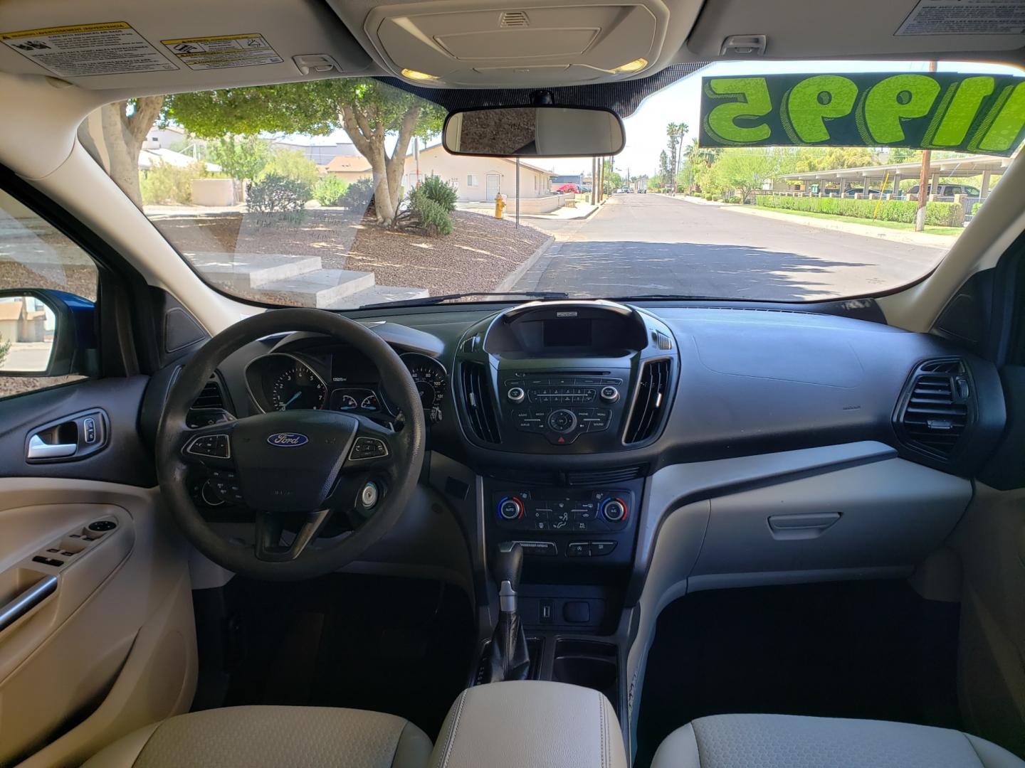 2017 /Tan and black Ford Escape SE FWD ( 1FMCU0GD4H) with an 1.5L L4 DOHC 16V engine, 6A transmission, located at 323 E Dunlap Ave., Phoenix, AZ, 85020, (602) 331-9000, 33.567677, -112.069000 - 2017 Ford Escape SE,.......EXCELLENT condition, ONLY 125K MILES!!.... Ice Cold A/C, Black and tan interior with tan cloth seats in near perfect condition, New Tires, New brakes, Tune up, Stereo/CD Player, Bluetooth, Phone sync, Backuup camera, Satellite compatible, This suv is gorgeous inside and ou - Photo#12