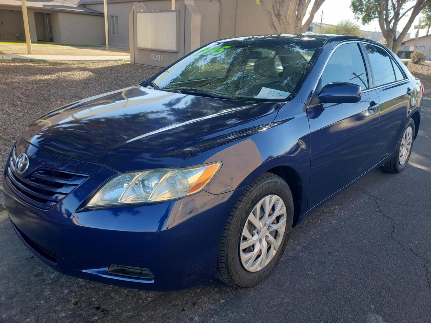 2009 /tan Toyota Camry le (4T1BE46K89U) with an 2.4L L4 DOHC 16V engine, 5-Speed Automatic transmission, located at 323 E Dunlap Ave., Phoenix, AZ, 85020, (602) 331-9000, 33.567677, -112.069000 - 2009 Toyota Camry,.......No accidents, Ice cold AC....... Power windows, Power door locks, Touch screen Pioneer Stereo/CD Player, Phone sync, Bluetooth, Satellite compatible, Backup camera, Beautiful tan interior with tan leather seats in near perfect condition, Incredible gas mileage! Clean Arizona - Photo#0