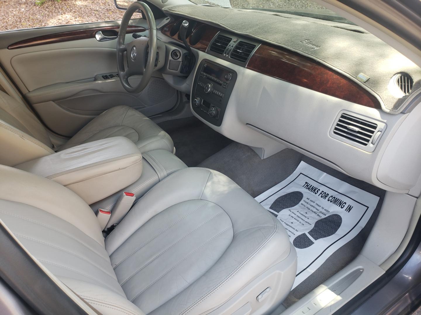 2007 /gray Buick Lucerne cxl (1G4HD57227U) with an 3.8l v6 engine, 4-Speed Automatic transmission, located at 323 E Dunlap Ave., Phoenix, AZ, 85020, (602) 331-9000, 33.567677, -112.069000 - 2007 Buick Lucerne 4dr Sdn V6 CXL,.....A Must See!! ……..No accidents,……. Ice cold AC. The car is gorgeous inside and out. Power windows, Power door locks, Stereo/CD Player, Phone sync, Bluetooth, Beautiful gray interior with gray leather seats in near perfect condition, Gorgeous tinted sun - Photo#13