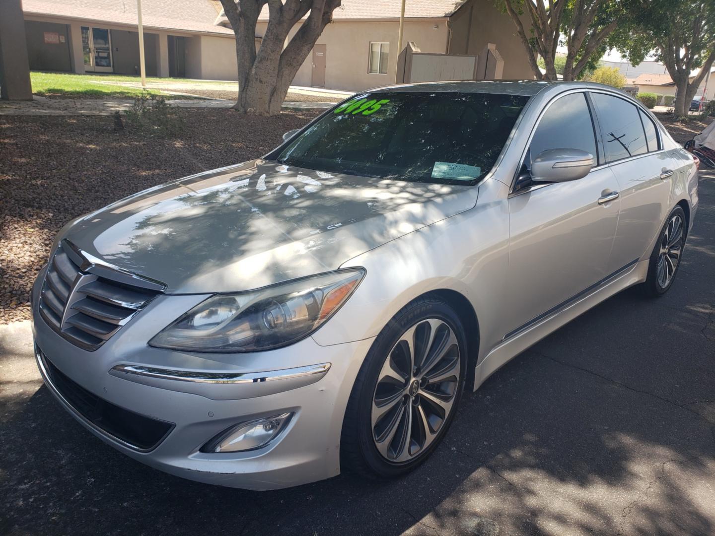 2012 /gray and black Hyundai Genesis 5.0l (KMHGC4DH9CU) with an 5.0l v8 engine, 8 speed auto transmission, located at 323 E Dunlap Ave., Phoenix, AZ, 85020, (602) 331-9000, 33.567677, -112.069000 - 2012 Hyundai Genesis 4dr Sdn V8 5.0L R-Spec,…..A Must See!! ……..No accidents,……. Ice cold AC front and rear. The car is gorgeous inside and out. Power windows, Power door locks, Stereo/CD Player, Phone sync, Bluetooth, Satellite compatible, Navigation, Beautiful gray and black interior wit - Photo#0