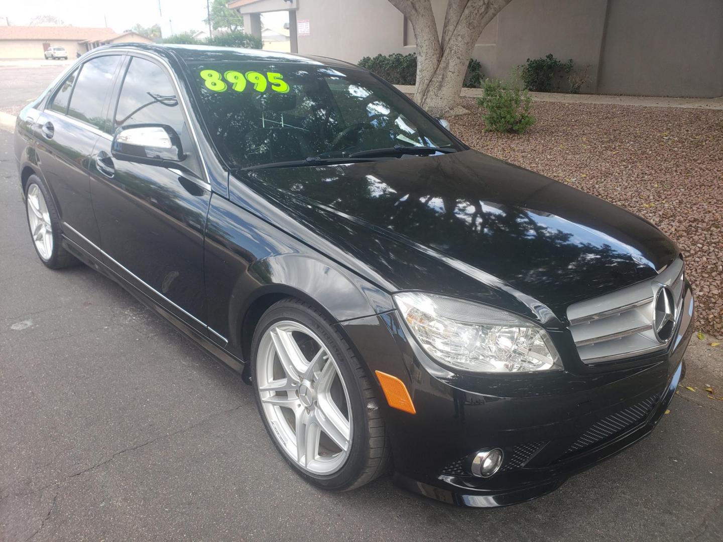 2009 /black Mercedes-Benz C-Class C350 Sport Sedan (WDDGF56X89R) with an 3.5L V6 DOHC 24V engine, 7-Speed Automatic transmission, located at 323 E Dunlap Ave., Phoenix, AZ, 85020, (602) 331-9000, 33.567677, -112.069000 - 2009 Mercedes-Benz C-Class C350 Sport Sedan,......A True Must See!! No accidents, IceCold AC Front and Rear, The car is gorgeous inside and out, power windows, power door locks, Gorgeous tinted sunroof, Stereo/Cd Player, Phone sync, Bluetooth, Backup camera, Clean Black Interior with beautiful Black - Photo#2