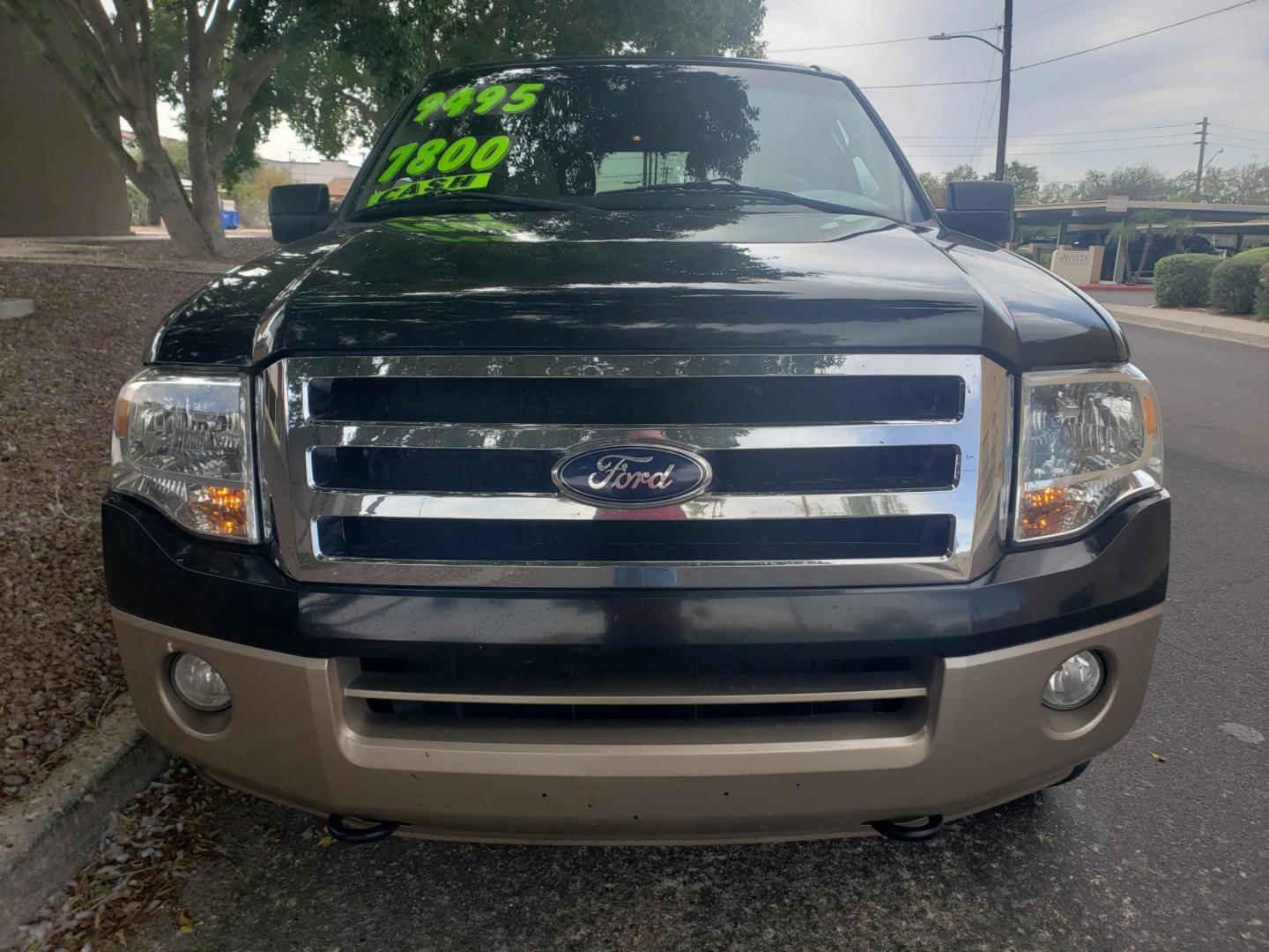 2014 black /tan Ford Expedition EL King Ranch 4WD (1FMJK1J56EE) with an 5.4L V8 SOHC 16V FFV engine, 6-Speed Automatic transmission, located at 323 E Dunlap Ave., Phoenix, AZ, 85020, (602) 331-9000, 33.567677, -112.069000 - 2014 Ford Expedition EL King Ranch 4WD,.......EXCELLENT condition,........ Ice Cold A/C, Clean tan interior with tan leather seats in near perfect condition, New Tires, New brakes, Tune up, Stereo/CD Player, Bluetooth, Phone sync, MP3 Player, Rear DVD Player, Backup camera, 3RD Row seating, Rear A/C - Photo#1