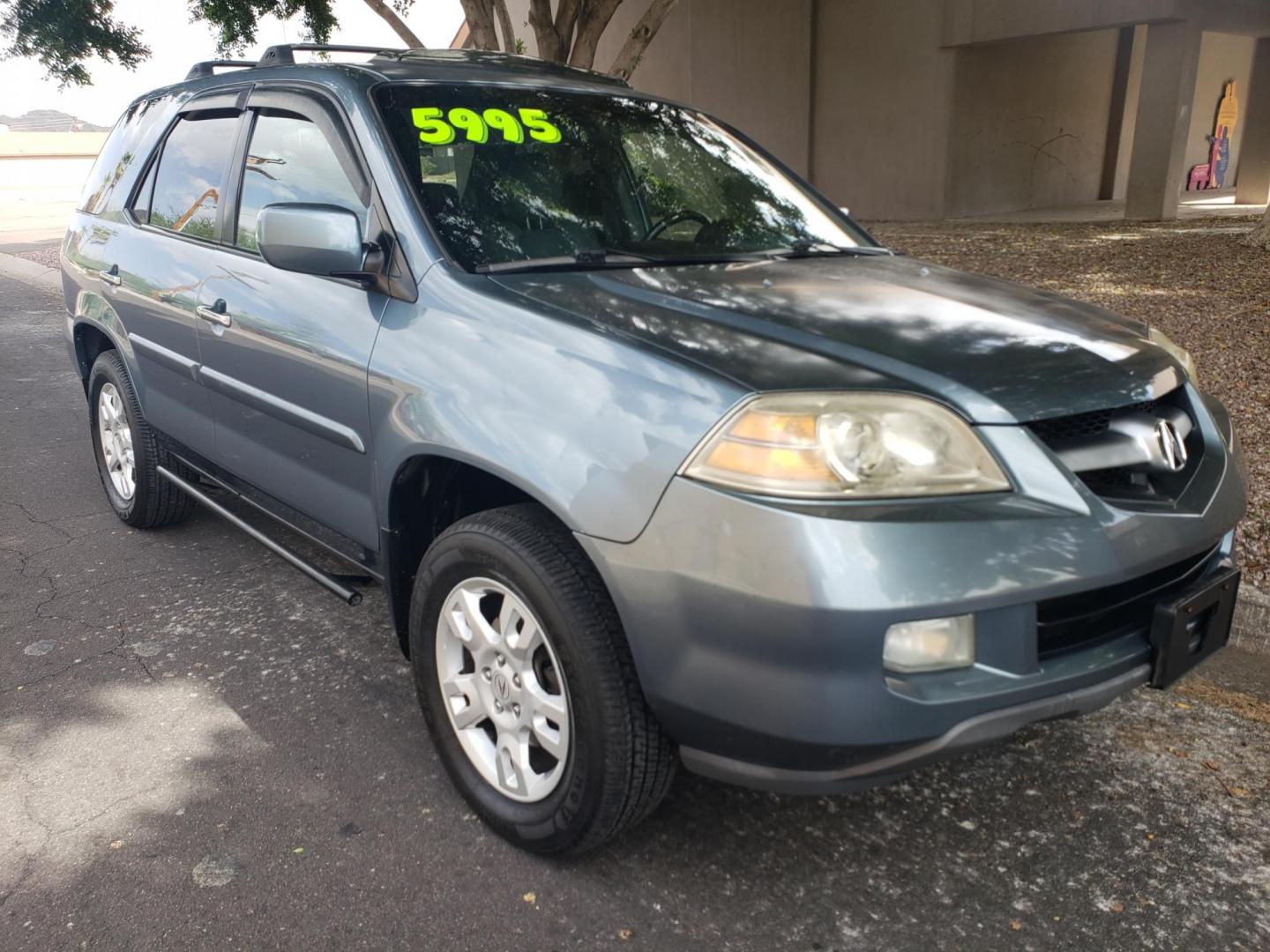 2006 BLUE /GRAY Acura MDX Touring with Navigation System (2HNYD18866H) with an 3.5L V6 SOHC 24V engine, 5-Speed Automatic Overdrive transmission, located at 323 E Dunlap Ave., Phoenix, AZ, 85020, (602) 331-9000, 33.567677, -112.069000 - Photo#2