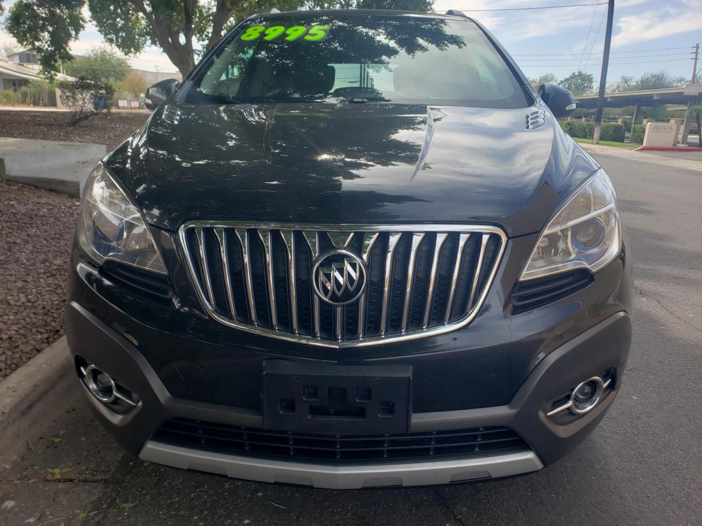 2015 black /gray and black Buick Encore Convenience FWD (KL4CJBSB9FB) with an 1.4L L4 DOHC 16V TURBO engine, 6-Speed Automatic transmission, located at 323 E Dunlap Ave., Phoenix, AZ, 85020, (602) 331-9000, 33.567677, -112.069000 - 2015 Buick Encore Convenience FWD,....EXCELLENT condition, Ice Cold A/C, Black and gray interior with black leather seats in near perfect condition, New brakes, Tune up, Stereo/CD Player, Bluetooth, Phone sync, backup camera, satellite compatible, This suv is gorgeous inside and out, Incredible ga - Photo#1