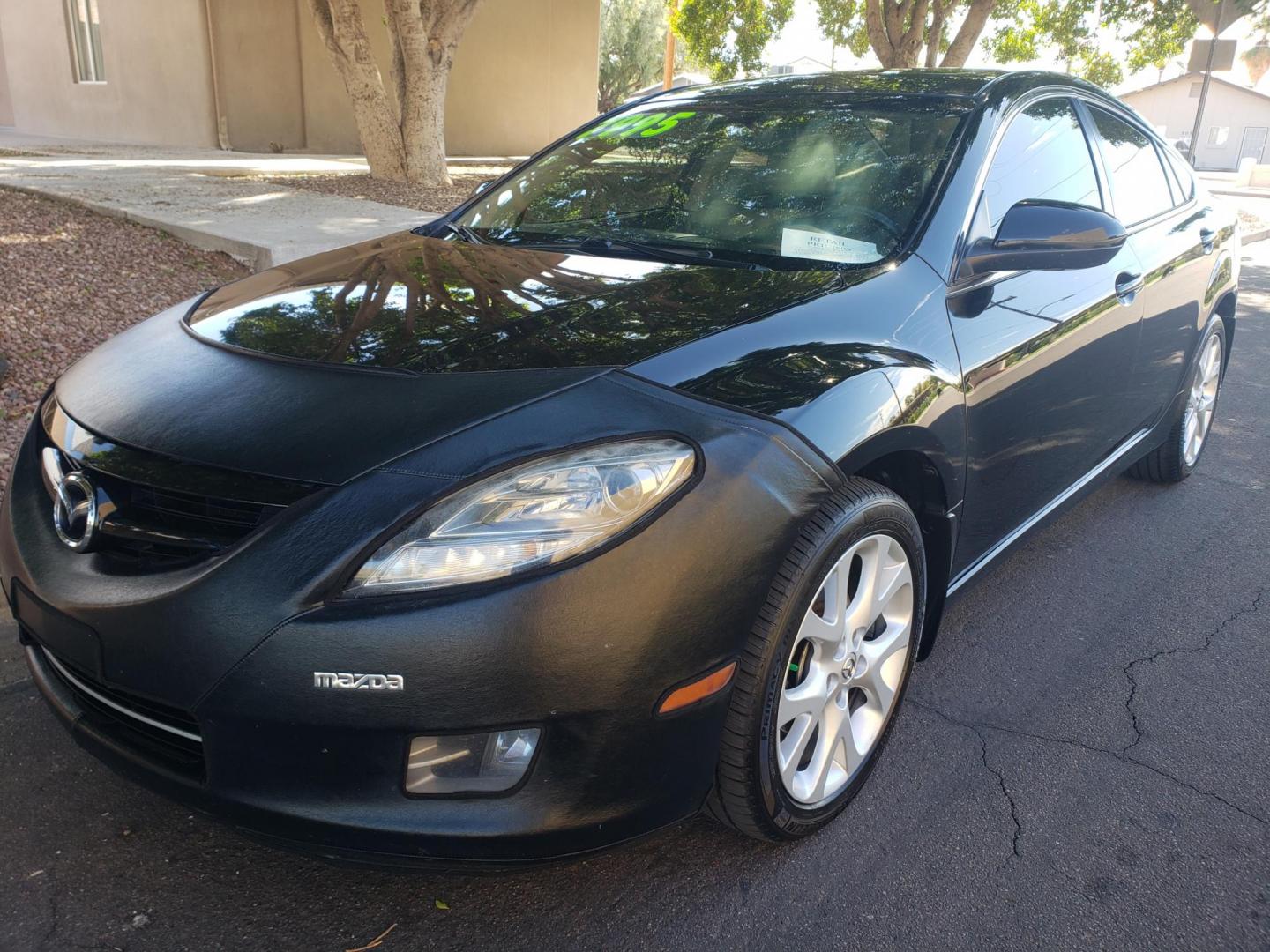 2010 black /Tan and black Mazda MAZDA6 s Grand Touring (1YVHZ8CB9A5) with an 3.7L V6 24V DOHC engine, 6-Speed Automatic transmission, located at 323 E Dunlap Ave., Phoenix, AZ, 85020, (602) 331-9000, 33.567677, -112.069000 - 2010 Mazda MAZDA6 s Grand Touring,…..A Must See!! ……..No accidents,……. Ice cold AC front and rear. The car is gorgeous inside and out. Power windows, Power door locks, Touch screen Stereo, Phone sync, Bluetooth, Satellite compatible, Navigation, Beautiful tan and black interior with tan le - Photo#0