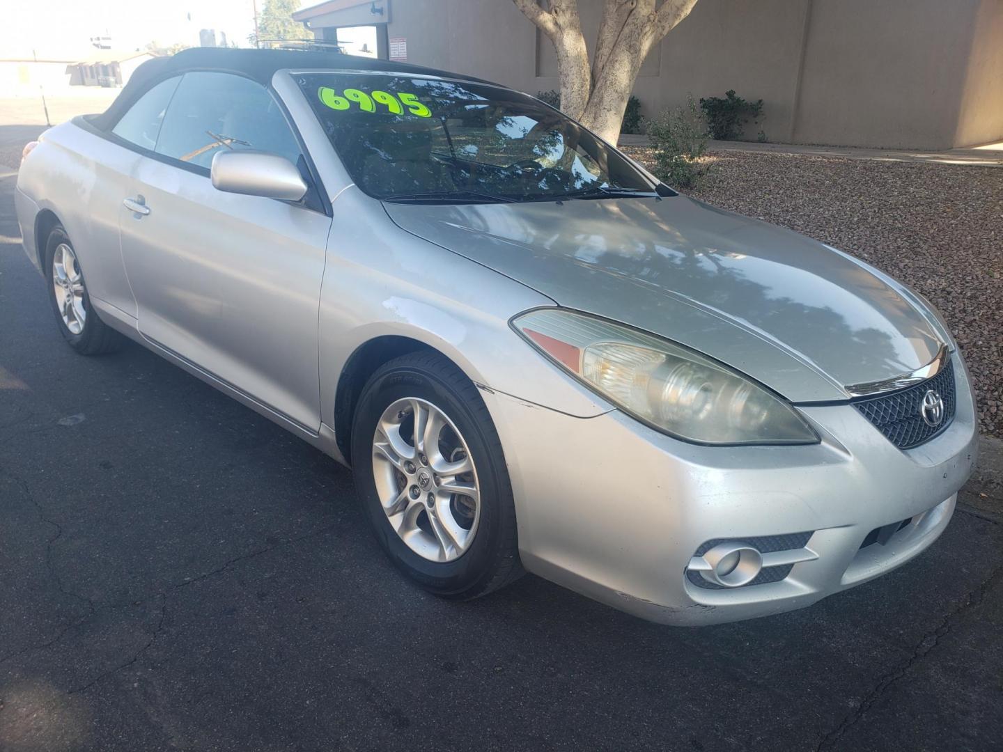 2008 gray /gray and black Toyota Camry Solara SE Convertible (4T1FA38P58U) with an 3.3L V6 DOHC 24V engine, 5-Speed Automatic Overdrive transmission, located at 323 E Dunlap Ave., Phoenix, AZ, 85020, (602) 331-9000, 33.567677, -112.069000 - 2008 Toyota Camry Solara SE,....... A Real Must See!!....Two-door coupe / convertible, No accidents, Power everything, Ice cold ac, Clean Gray and Black interior with gray cloth seats in near perfect condition, power windows, power door locks, Stereo/CD Player, Phone sync, Bluetooth, Satellite compa - Photo#2