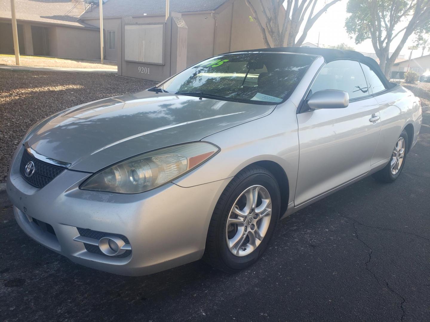 2008 gray /gray and black Toyota Camry Solara SE Convertible (4T1FA38P58U) with an 3.3L V6 DOHC 24V engine, 5-Speed Automatic Overdrive transmission, located at 323 E Dunlap Ave., Phoenix, AZ, 85020, (602) 331-9000, 33.567677, -112.069000 - 2008 Toyota Camry Solara SE,....... A Real Must See!!....Two-door coupe / convertible, No accidents, Power everything, Ice cold ac, Clean Gray and Black interior with gray cloth seats in near perfect condition, power windows, power door locks, Stereo/CD Player, Phone sync, Bluetooth, Satellite compa - Photo#0