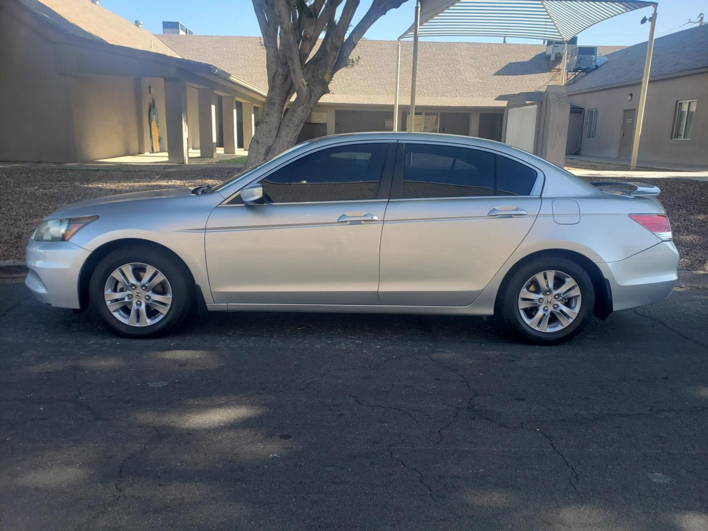 2012 silver /gray and black Honda Accord LX-P Sedan AT (1HGCP2F49CA) with an 2.4L L4 DOHC 16V engine, 5-Speed Automatic transmission, located at 323 E Dunlap Ave., Phoenix, AZ, 85020, (602) 331-9000, 33.567677, -112.069000 - Photo#6