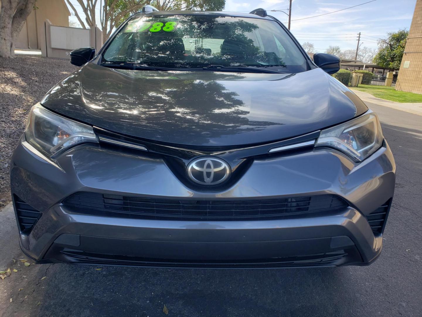 2017 gray /gray and black Toyota RAV4 LE FWD (2T3ZFREV2HW) with an 2.5L L4 DOHC 16V engine, 6A transmission, located at 323 E Dunlap Ave., Phoenix, AZ, 85020, (602) 331-9000, 33.567677, -112.069000 - Photo#1